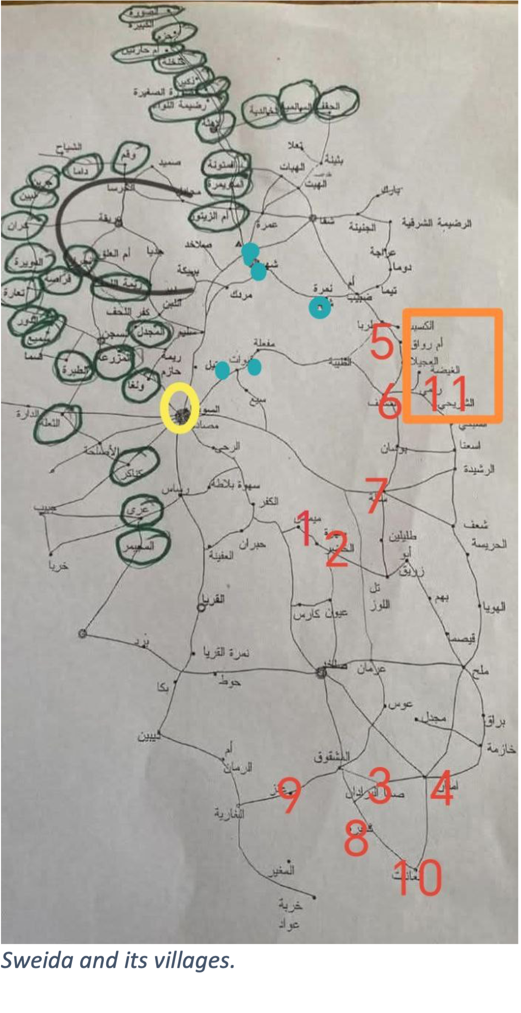 Sweida and its villages